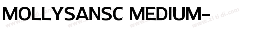 MollySansC Medium字体转换